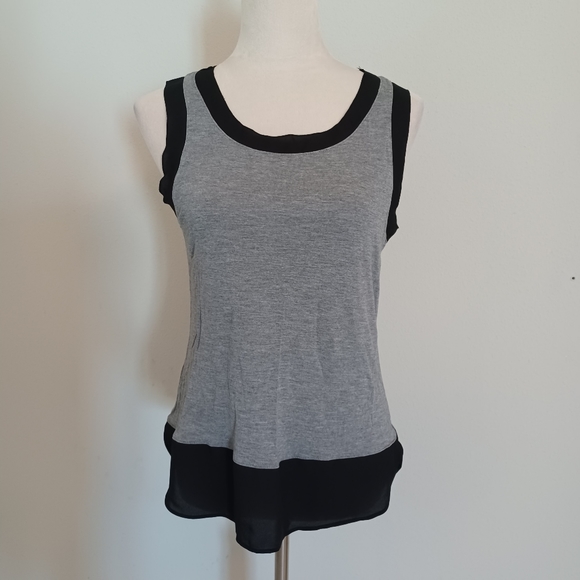 Ann Taylor Tops - Ann Taylor LOFT Gray Tank Top Shirt Size Small